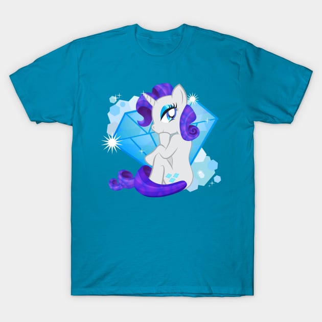 The Rarest Gem - Rarity T-Shirt by LunaAndromeda